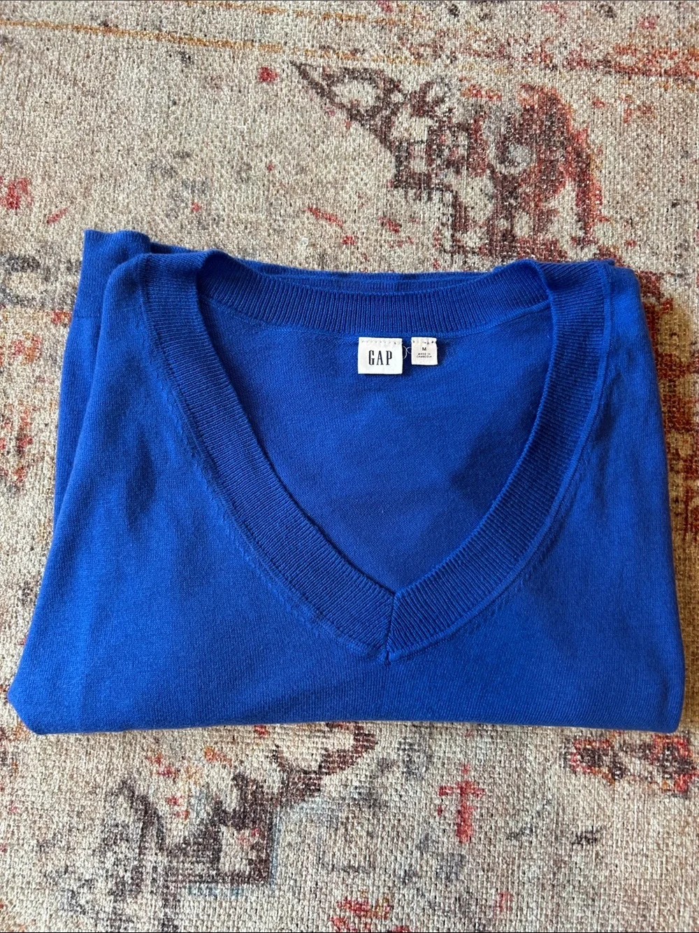 GAP Women's Cashsoft V-Neck Sweater